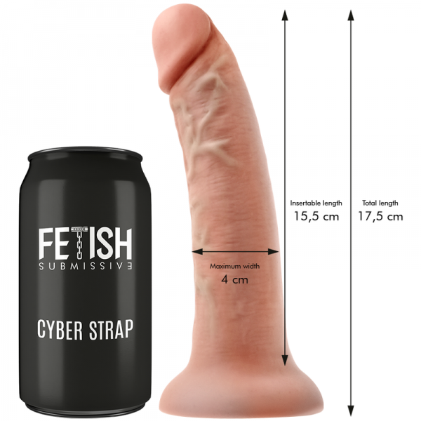 FETISH SUBMISSIVE CYBER STRAP - HARNESS WITH REMOTE CONTROL DILDO WATCHME S TECHNOLOGY - Image 3