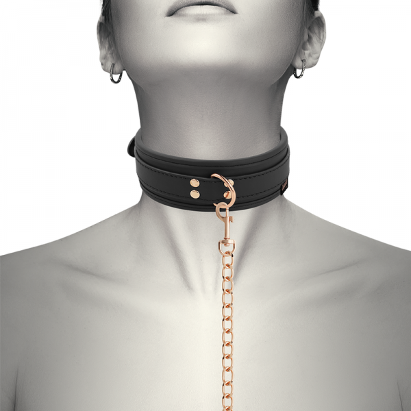 COQUETTE CHIC DESIRE - FANTASY VEGAN LEATHER COLLAR WITH NEOPRENE LINING - Image 2