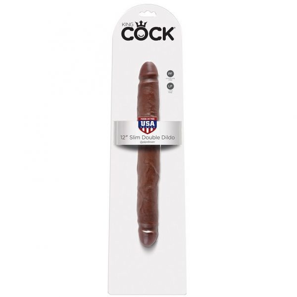 KING COCK SLIM DOUBLE DILDO