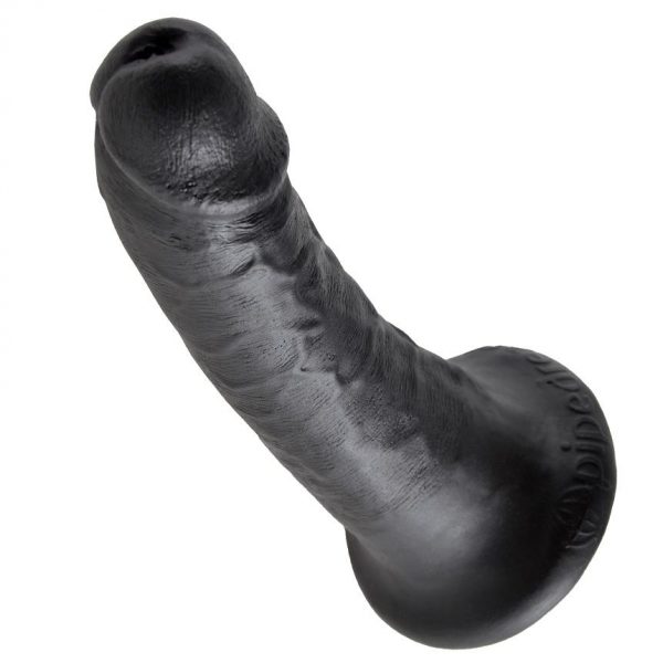 KING COCK 6" COCK BLACK 15.2 CM - Image 4