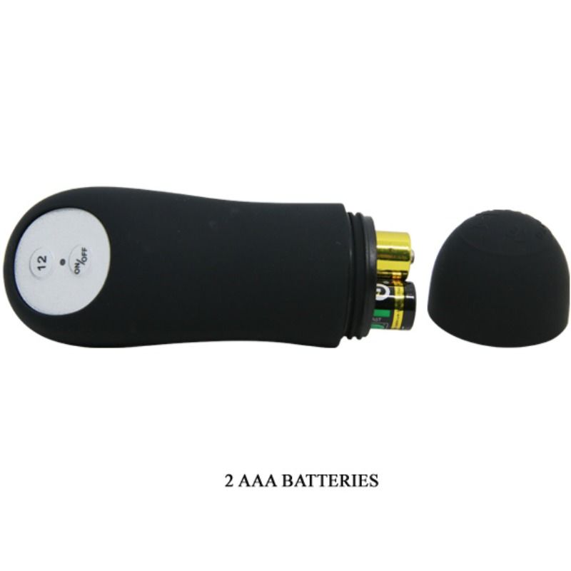 PRETTY LOVE - ANAL PLUG SILICONE EXTRA STIMULATION AND 12 VIBRATION MODES BLACK REMOTE CONTROL - Image 7