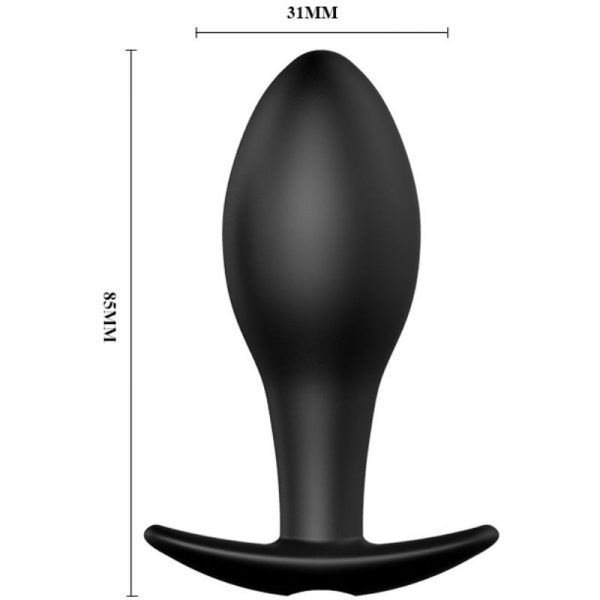 PRETTY LOVE - ANAL PLUG ANCHOR FORM SILICONE 12 VIBRATION MODES BLACK - Image 7