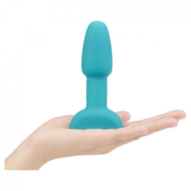 B-VIBE - RIMMING REMOTE CONTROL ANAL PLUG PETITE TEAL - Image 2