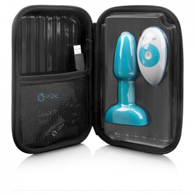 B-VIBE - RIMMING REMOTE CONTROL ANAL PLUG PETITE TEAL - Image 4