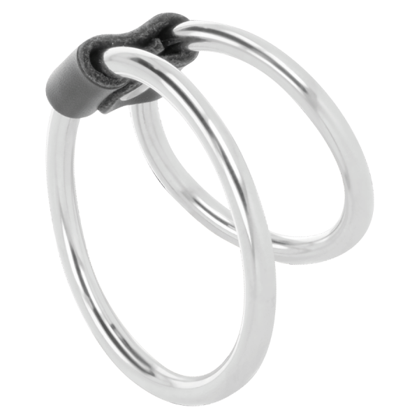 DARKNESS - DOUBLE METAL PENIS RING - Image 2