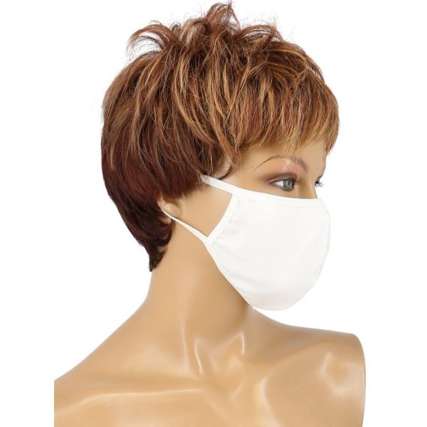 COVID-19 COTTON MASK - WHITE - Image 3