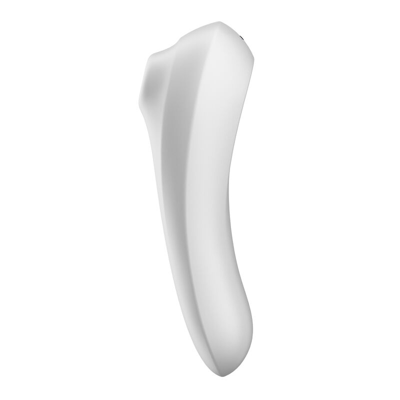 SATISFYER DUAL PLEASURE AIR PULSE VIBRATOR WHITE - Image 5