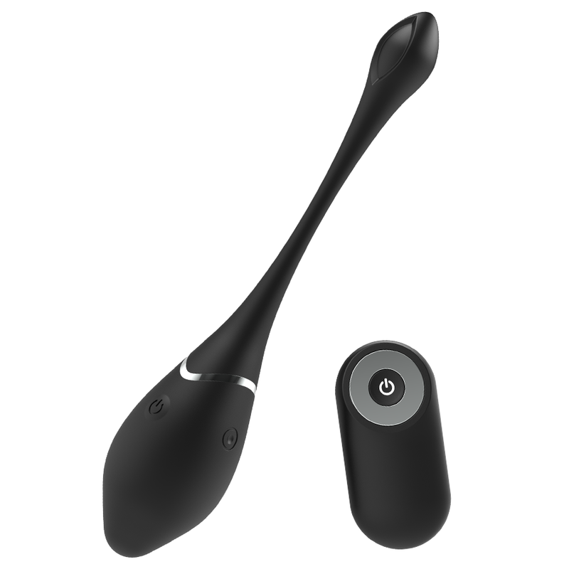 BLACK&SILVER - JENELL RECHARGEABLE VIBRATING EGG - Image 5