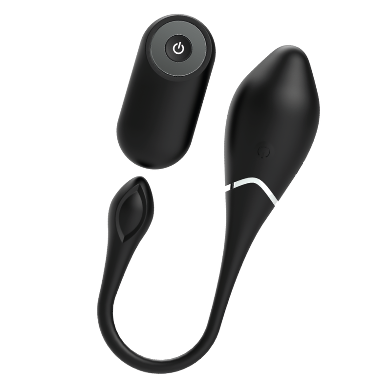 BLACK&SILVER - JENELL RECHARGEABLE VIBRATING EGG - Image 8