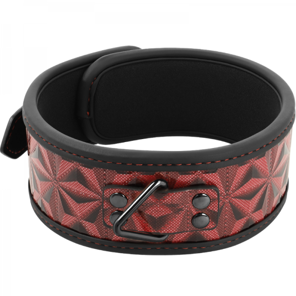 BEGME - RED EDITION PREMIUM VEGAN LEATHER COLLAR WITH NEOPRENE LINING - Image 2