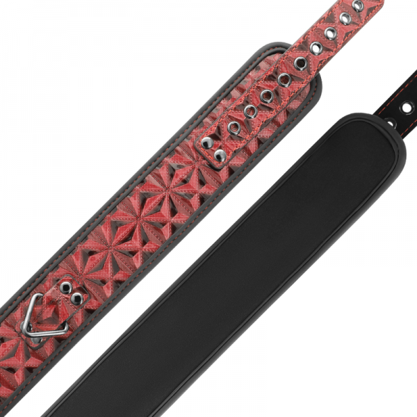 BEGME - RED EDITION PREMIUM VEGAN LEATHER COLLAR WITH NEOPRENE LINING - Image 3