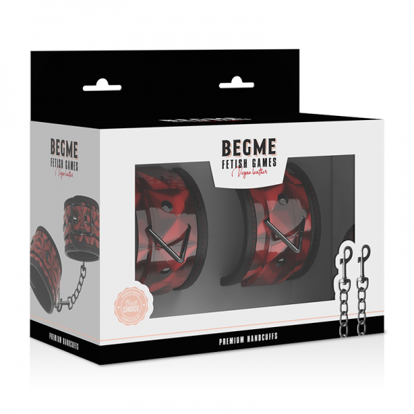 BEGME - RED EDITION PREMIUM HANDCUFFS WITH NEOPRENE LINING - Image 7