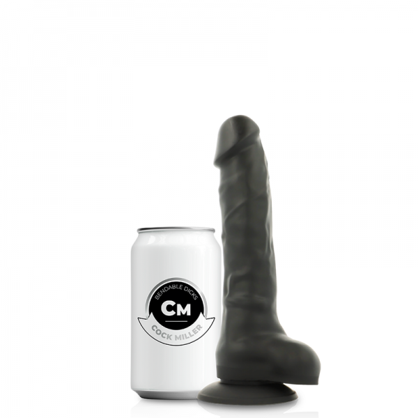 COCK MILLER - HARNESS + SILICONE DENSITY ARTICULABLE COCKSIL BLACK 18 CM - Image 6