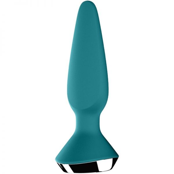 SATISFYER - PLUG ILICIOUS 1 PLUG VIBRATOR GREEN - Image 2