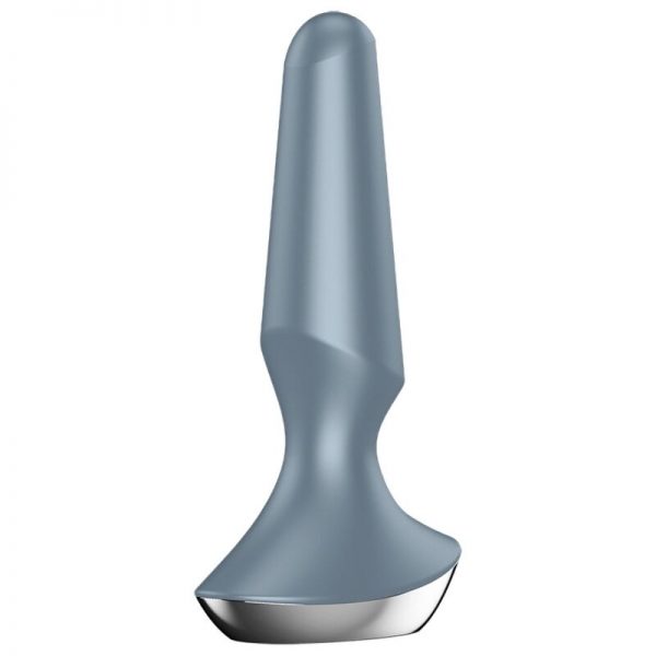 SATISFYER PLUG ILICIOUS 2 PLUG VIBRATOR - SILVER - Image 2