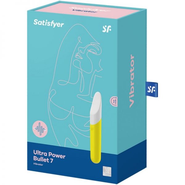 SATISFYER ULTRA POWER BULLET 7 - YELLOW - Image 3