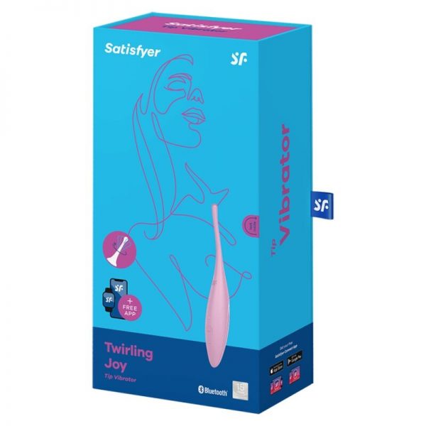 SATISFYER - TWIRLING JOY CLIT TIP VIBRATOR PINK - Image 4