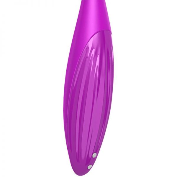 SATISFYER - TWIRLING JOY CLIT TIP VIBRATOR FUCHSIA - Image 3