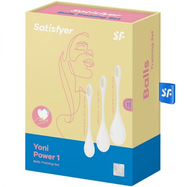 SATISFYER - YONI POWER 1 TRAINING SET WHITE - Image 4