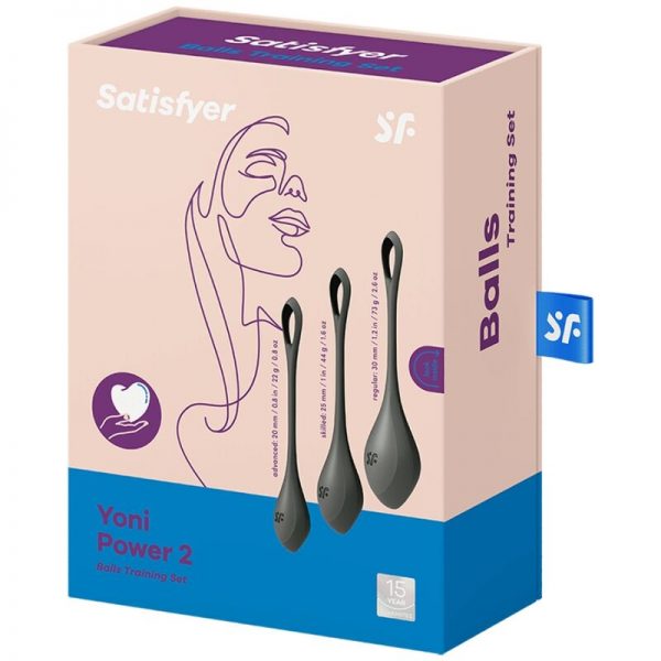 SATISFYER YONI POWER 2 TRAINING SET - BLACK - Image 3