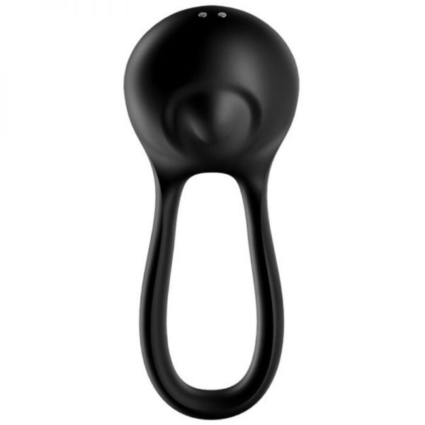 SATISFYER - MAJESTIC DUO RING VIBRATOR BLACK - Image 2