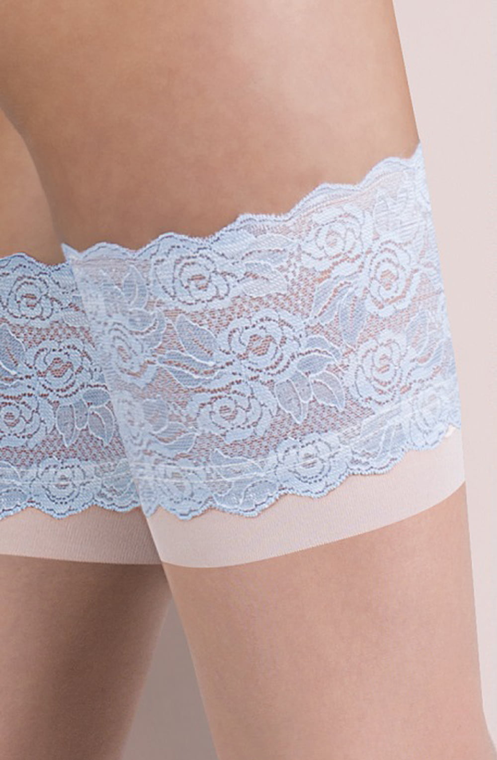Gabriella 473 Katherine Hold ups Natural/White/Blue - Image 10