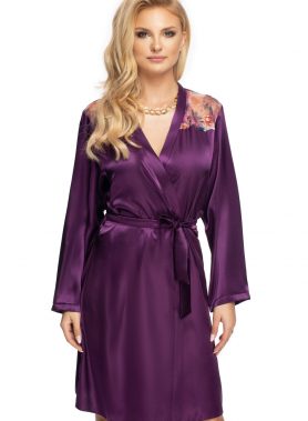 Irall Shelby Dressing Gown Purple