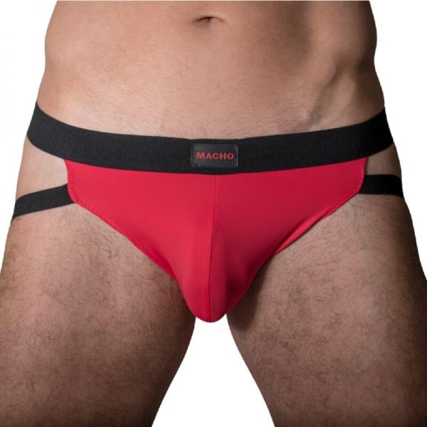 MACHO MX22R JOCKSTRAP - RED S/M