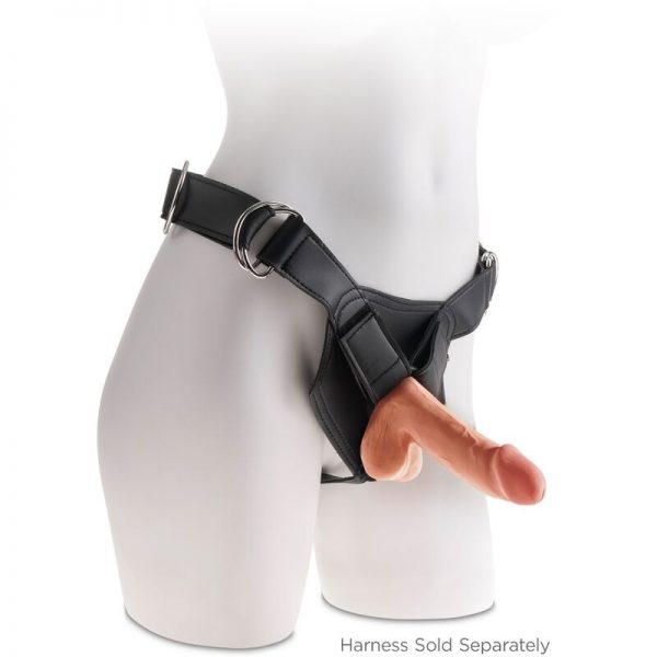 KING COCK - PLUS 3D DILDO WITH BALLS 17 CM - Image 4