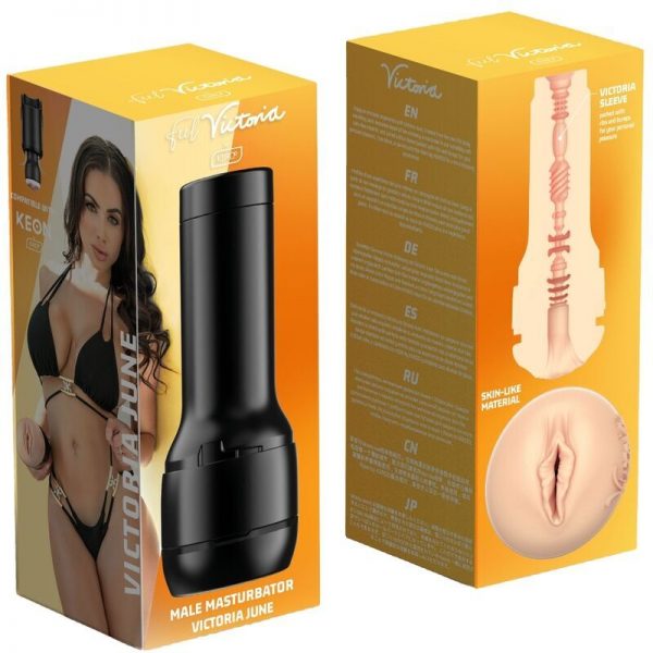 KIIROO KEON + FEEL VICTORIA JUNE STROKER + AQUA QUALITY LUBE 50 ML - Image 7