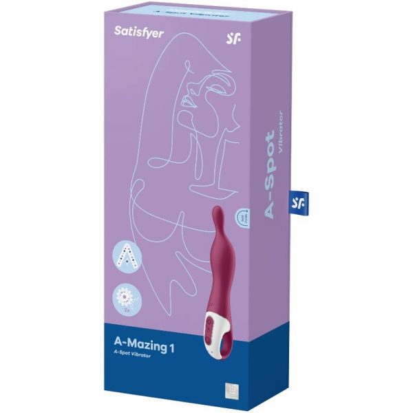 SATISFYER - AMAZING 1 ASPOT VIBRATOR BERRY - Image 3