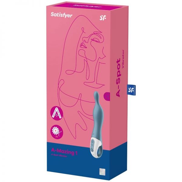 SATISFYER - AMAZING 1 ASPOT VIBRATOR BLUE - Image 3