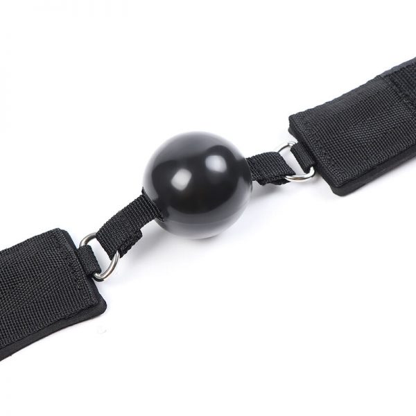 OHMAMA FETISH NEOPRENE GAG WITH HAND CUFFS - Image 16