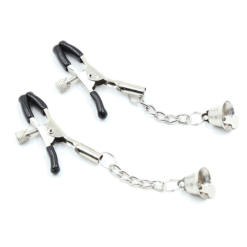 OHMAMA METALIC NIPPLE CLAMPS WITH CHAINS AND LITTLE BELTS - Image 3
