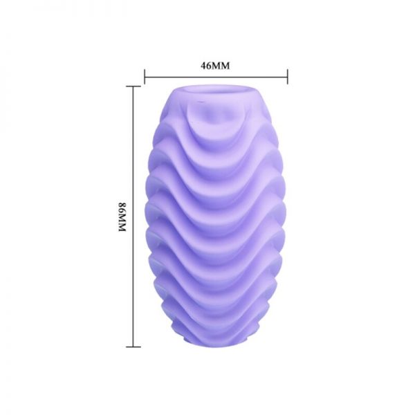 PRETTY LOVE - DOUBLE SIDED LILAC MASTURBATOR EGG - Image 4