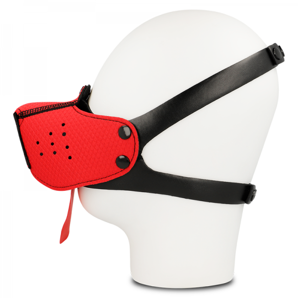 OHMAMA FETISH DOG MUZZLE - RED - Image 2