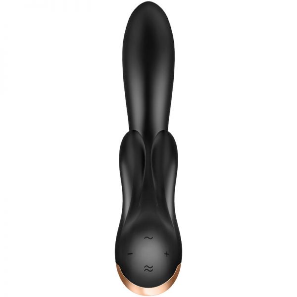 SATISFYER - DOUBLE FLEX VIBRATOR APP BLACK - Image 3