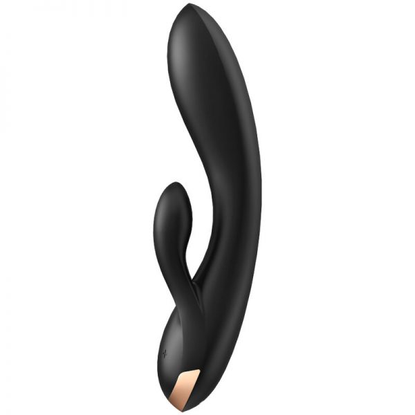 SATISFYER - DOUBLE FLEX VIBRATOR APP BLACK - Image 2