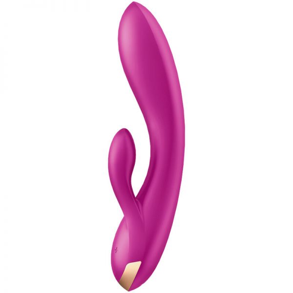 SATISFYER DOUBLE FLEX VIBRATOR APP - VIOLET - Image 2