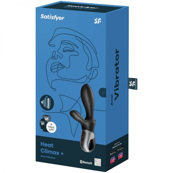 SATISFYER - HEAT CLIMAX+ ANAL VIBRATOR APP BLACK - Image 4