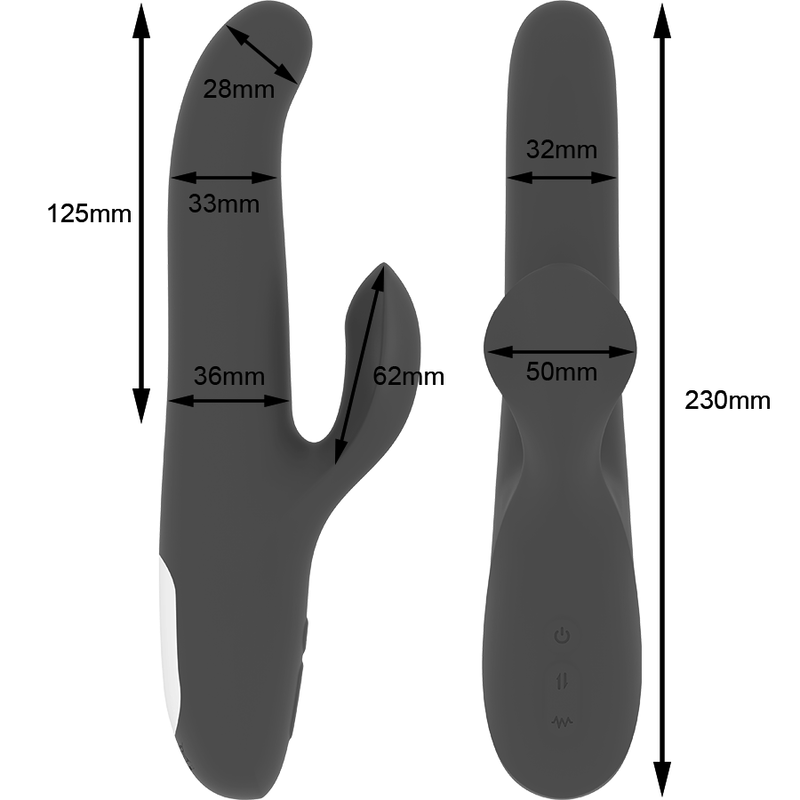 OHMAMA MULTIFUNCTIONAL VIBRATOR - BLACK - Image 8