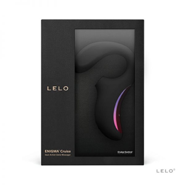 LELO ENIGMA CRUISE DUAL STIMULATION SONIC MASSAGER BLACK - Image 5