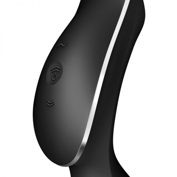 SATISFYER - CURVY TRINITY 2 AIR PULSE VIBRATOR BLACK - Image 3