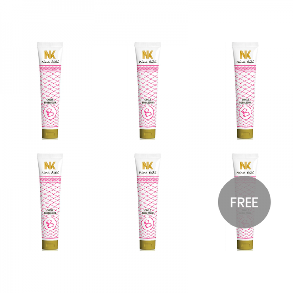 NINA KIKI STRAWBERRY GUM LUBRICANT 125 ML 5+1 FREE