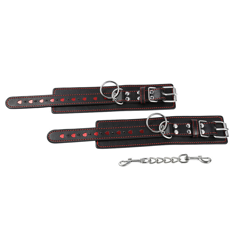 OHMAMA FETISH - HEART INLAID HANDCUFFS - Image 3