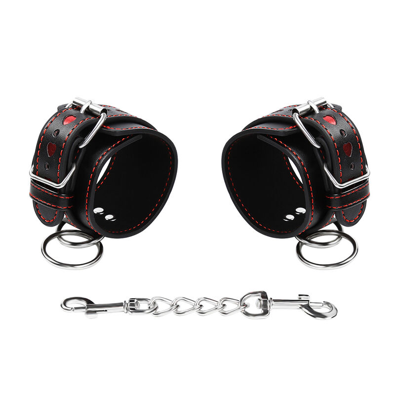OHMAMA FETISH - HEART INLAID HANDCUFFS - Image 5