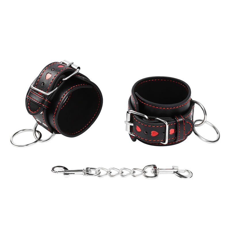 OHMAMA FETISH - HEART INLAID HANDCUFFS - Image 8