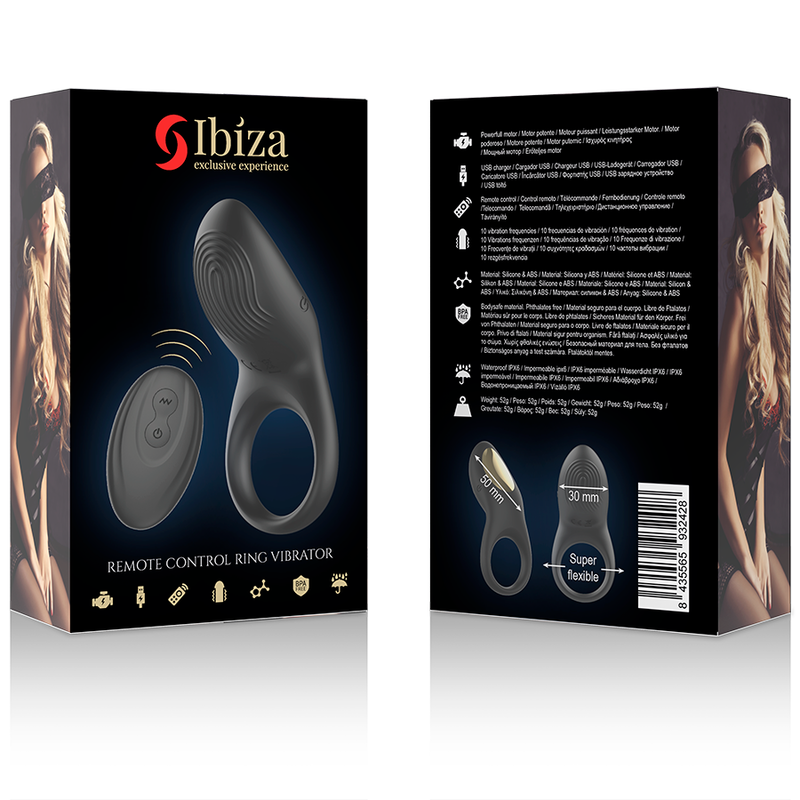 IBIZA - FULL CONTACT REMOTE CONTROL VIBRATING RING - Image 9