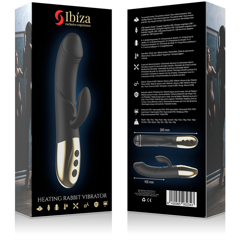 IBIZA - POWERFUL ANATOMICAL VIBRATOR WITH RABBIT - Image 8