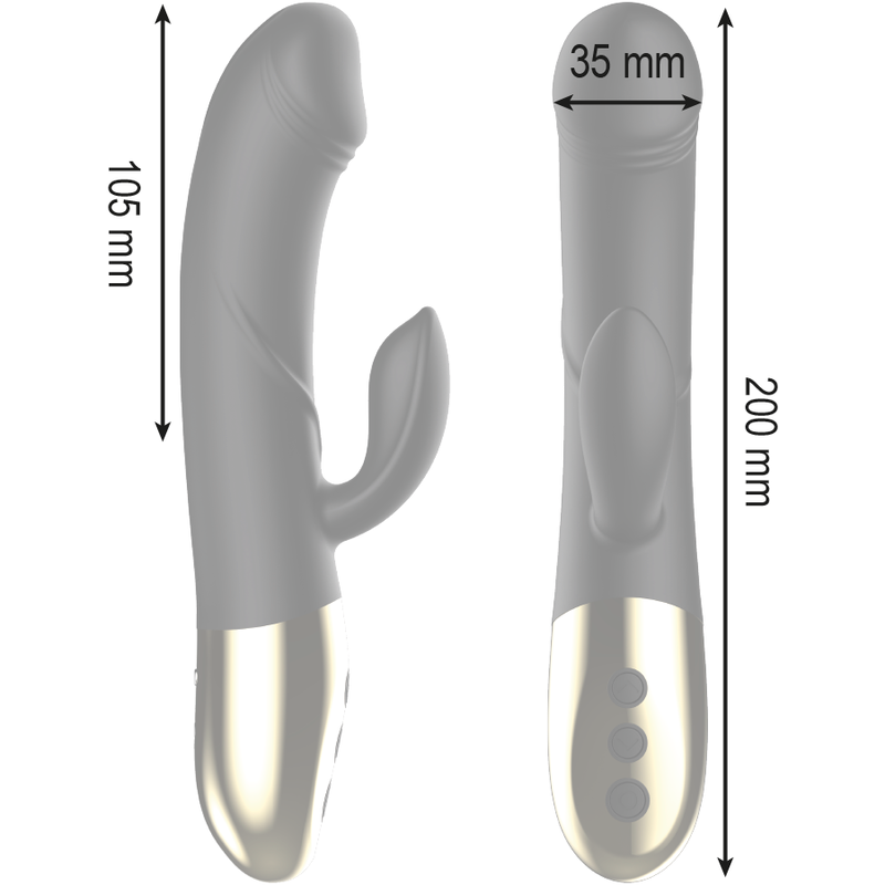 IBIZA - POWERFUL ANATOMICAL VIBRATOR WITH RABBIT - Image 6